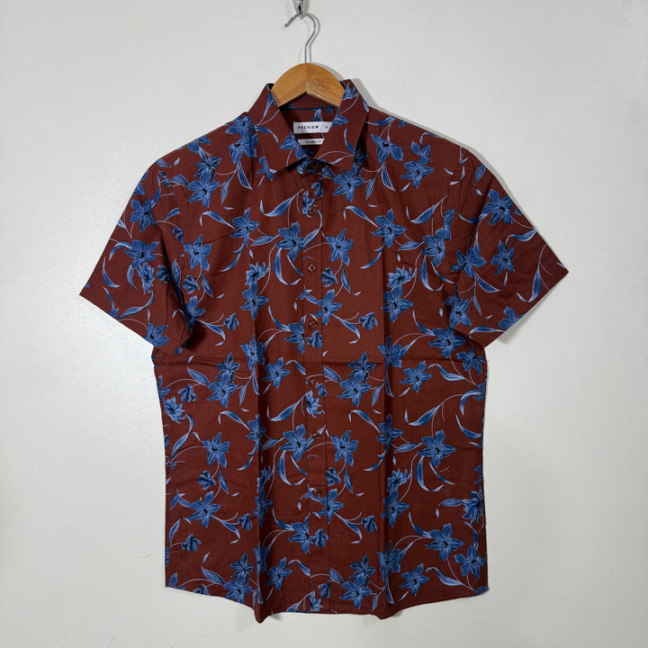 PREVIEW HALF SLEEVES COTTON SHIRT