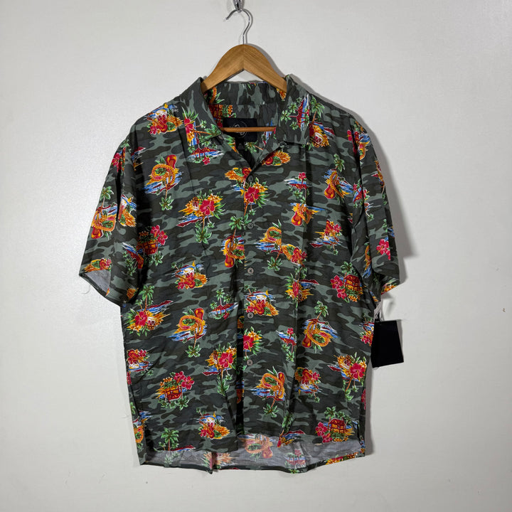 BROOKLYN SAFARI COLLAR HALF SLEEVES HAWAI SHIRT BRAND NEW