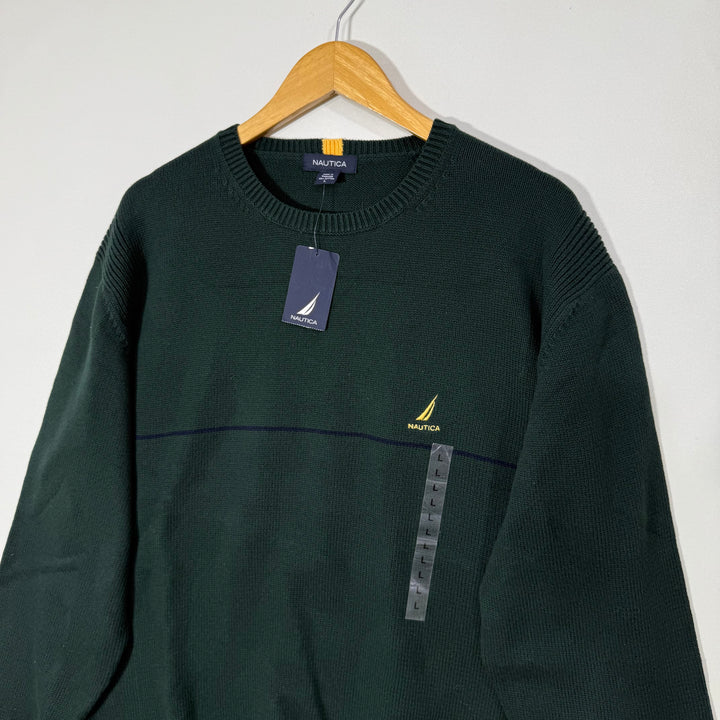 NAUTICA KNITTED COTTON SWEATER BRAND NEW