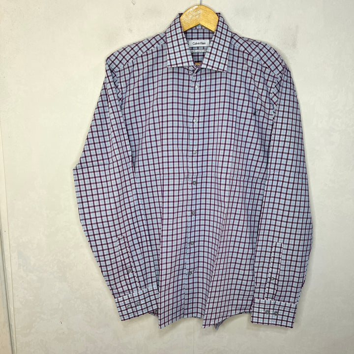 CALVIN KLEIN SLIM FIT EASY IRON COTTON SHIRT