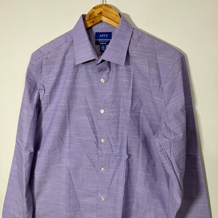 APT.9 SLIM FIT FORMAL COTTON SHIRT