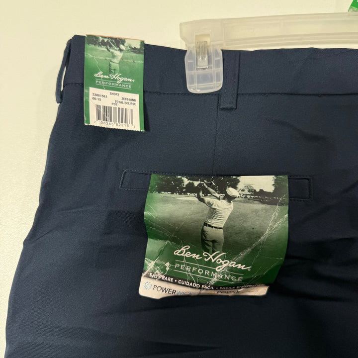 BEN HOGAN PERFORMANCE SHORT BRAND NEW WITH STRETCH BLUE COLOUR