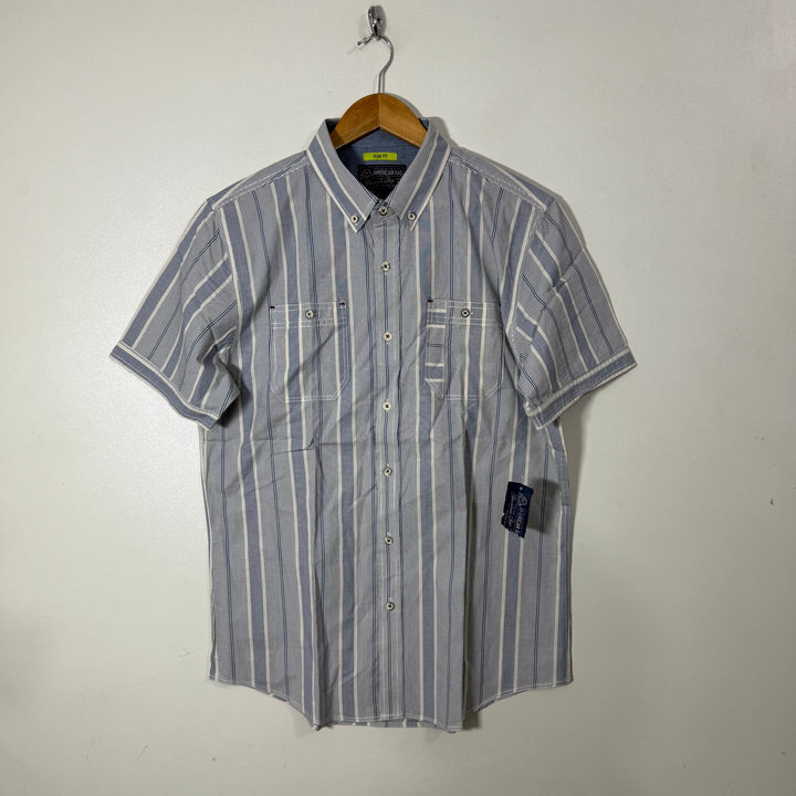 AMERICAN RAG SLIM FIT BUTTON DOWN HALF SLEEVES COTTON SHIRT BRAND NEW