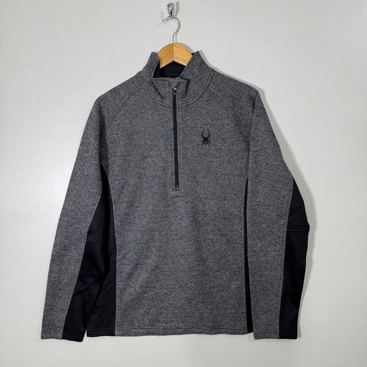 SPYDER HALF ZIP KNITED PULLOVER INNER FLEECE