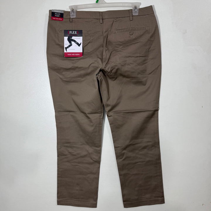 VAN HEUSEN FLEX FREEDOM TO MOVE STRAIGHT FIT COTTON CHINO BRAND NEW WITH STRETCH