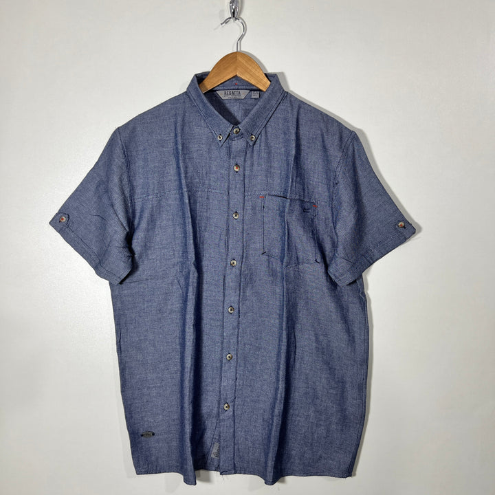 REGATTA OUTDOOR BUTTON DOWN HALF SLEEVES SHIRT