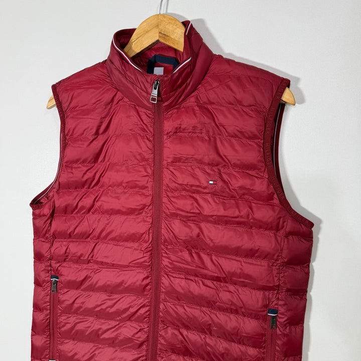 TOMMY HILFIGER CIRCULAR  SLEEVES LESS PUFFER JACKET BRAND NEW