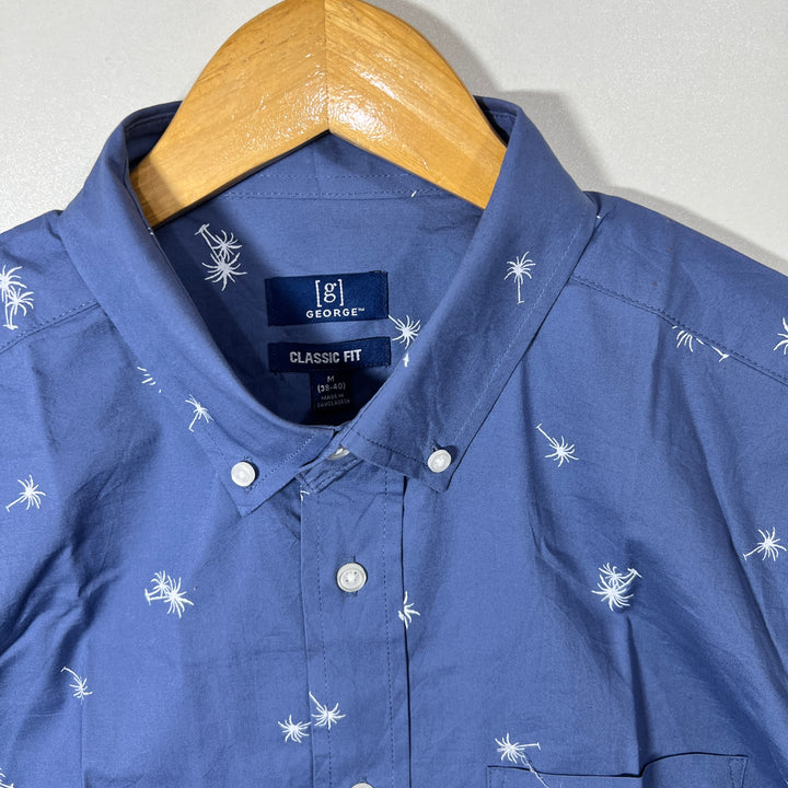 GEORGE BUTTON DOWN HALF SLEEVES SHIRT