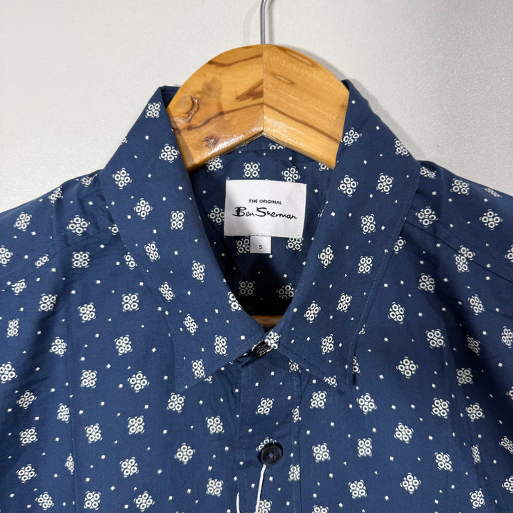BEN SHERMAN REGULAR FOT HALF SLEEVES COTTON SHIRT BRAND NEW