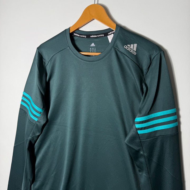 ADIDAS RUNNING LONG SPORT TSHIRT GREEN COLOUR