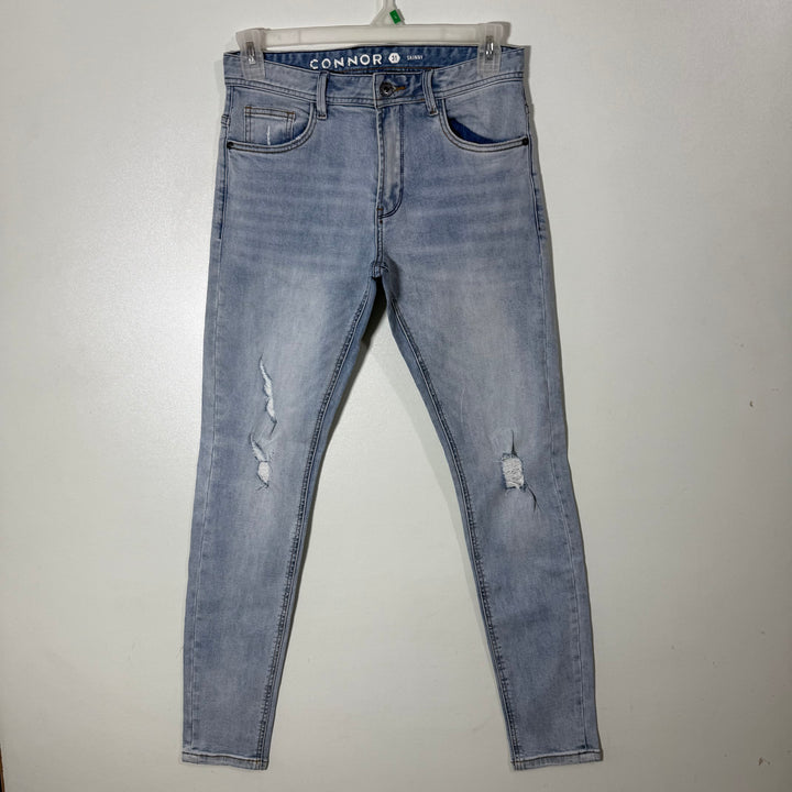 CONNOR SKINNY FIT RIPPED JEANS WITH STRETCH