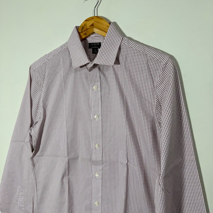 J CREW SLIM FIT PERFORMANCE COTTON SHIRT WITH STRETCH