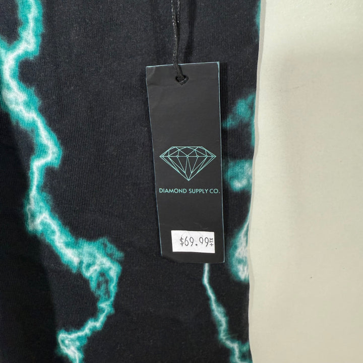 DIAMOND PRINTED COTTON TSHIRT