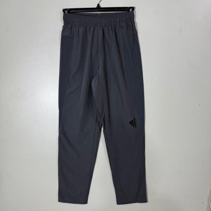 ADIDAS AEROREADY PARACHUTE TROUSER GREY COLOUR SIDE ZIP POCKETS