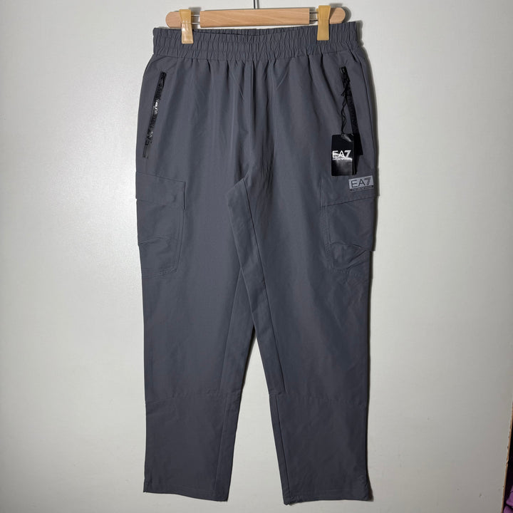 EMPORIO ARMANI BLOUSON TRACK SUIT BRAND NEW GREY WITH STRETCH TROUSER CARGO STYLE