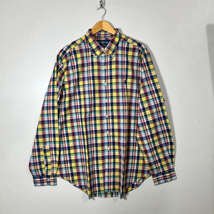 RALPH LAUREN POLO BUTTON DOWN CASUAL COTTON SHIRT