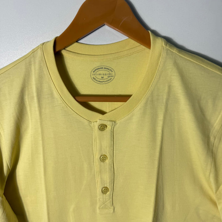 INTIMISSIMI UOMO HEN LEY COLLAR COTTON TSHIRT