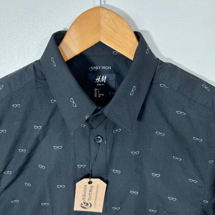 H&M SLIM FIT CASUAL COTTON SHIRT