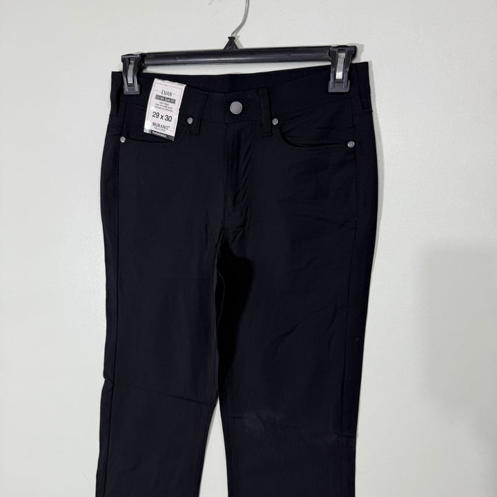 MURANO EVAN EXTRA EUROPEAN LUXURY PERFORMANCE SLIM FIT FLAT FRONT PERFORMANCE PANT BRAND NEW