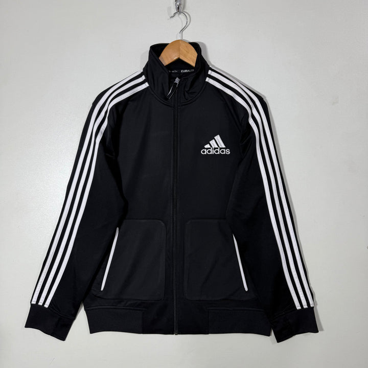 ADIDAS CLIMALITE SPORT JACKET INNER FLEECE BLACK COLOUR