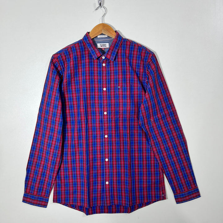 TOMMY JEANS CASUAL COTTON SHIRT