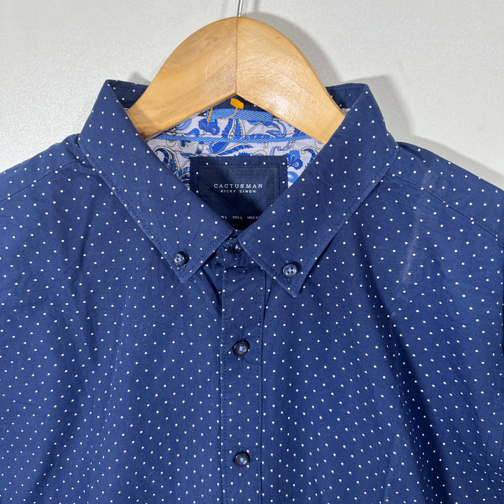CACTUS MAN BUTTON DOWN SHIRT