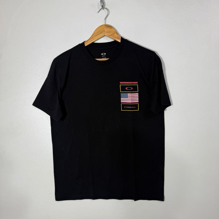 OAKLEY COTTON TSHIRT BLACK COLOUR