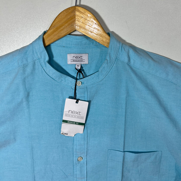 NEXT BEN COLLAR OXFORD COTTON HALF SLEEVES SHIRT BRAND NEW