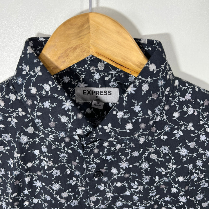 EXPRESS SLIM FIT CASUAL COTTON SHIRT