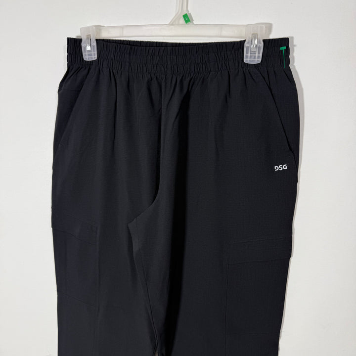 DSG SLIM FIT HYBRID CARGO TROUSER WITH STRETCH BLACK COLOUR