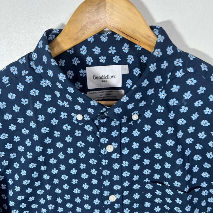 GOOD FELLOW &CO BUTTON DOWN CASUAL COTTON SHIRT