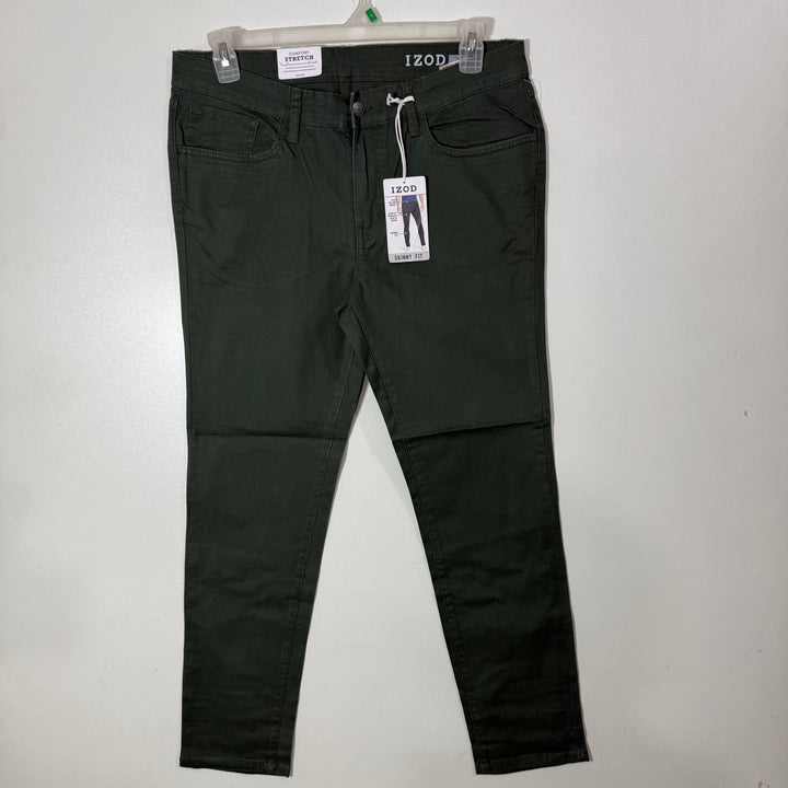IZOD SKINNY FIT COTTON JEANS BRAND NEW WITH STRETCH GREEN COLOUR