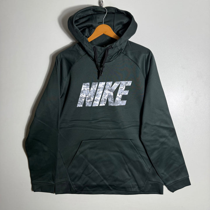 NIKE DRI FIT SPORT HOODIE INNER FLEECE GREEN COLOUR