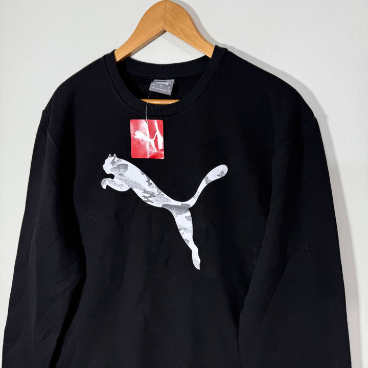 PUMA SWEATSHIRT BRAND NEW BLACK COLOUR INNER FLEECE