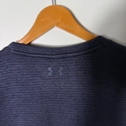 UNDER ARMOUR SWEATSHIRT INNER FLEECE BLUE COLOUR