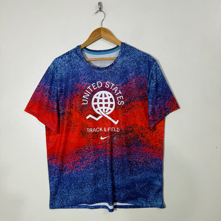 NIKE DRI FIT PRINTED SPORT TSHIRT
