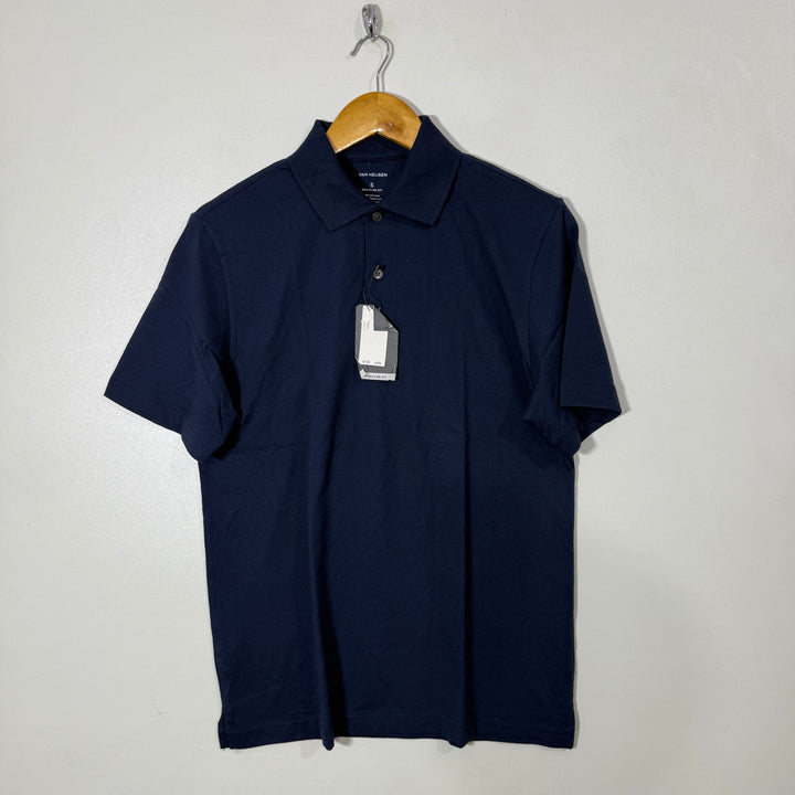 VAN HEUSEN SOFT TOUCH COTTON POLO TSHIRT BRAND NEW BLUE COLOUR