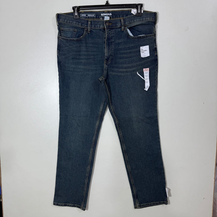 SONOMA EVERYDAY JEANS REGULAR FIT DENIM PANT BRAND NEW WITH STRETCH