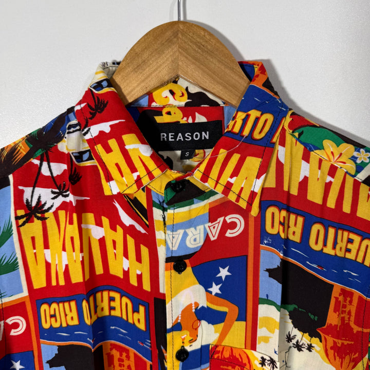 REASON HALF SLEEVES HAWAI SHIRT