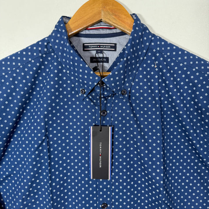 TOMMY HILFIGER NEW YORK FIT BUTTON DOWN CASUAL COTTON SHIRT BRAND NEW