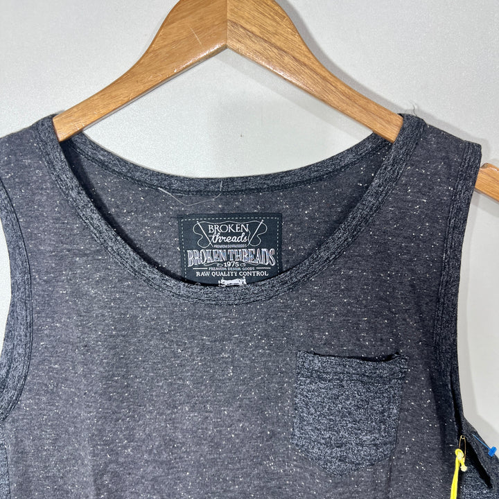 BROKEN THREADS COTTON SLEEVES LESS BRAND NEW