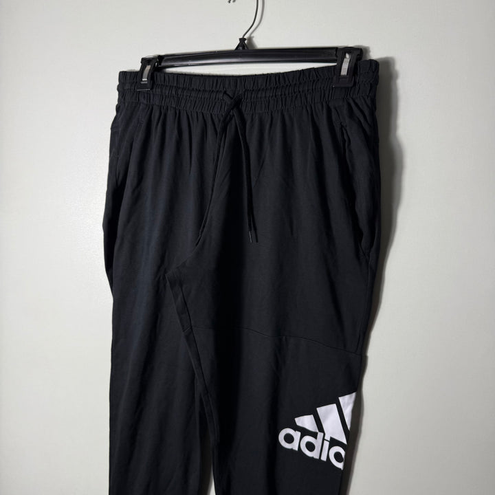 ADIDAS COTTON JARESY TROUSER BLACK COLOUR