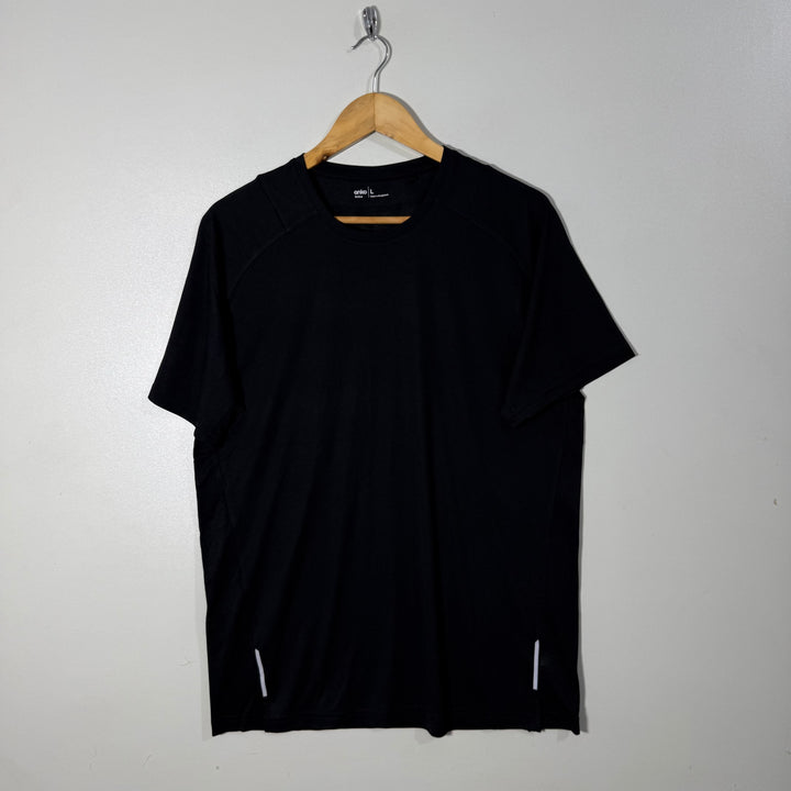 ANKO ACTIVE RUNNING SPORT TSHIRT BLACK COLOUR