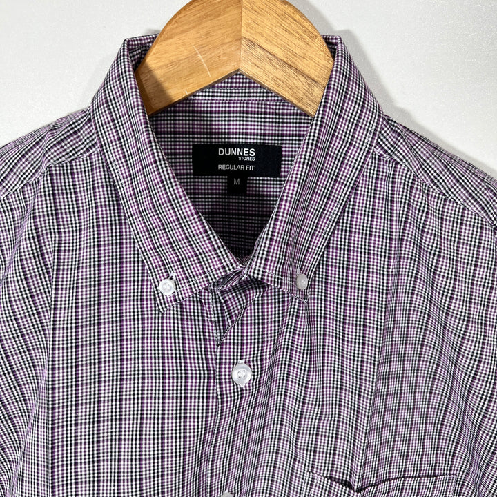 DUNNES BUTTON DOWN CHECKERED SHIRT