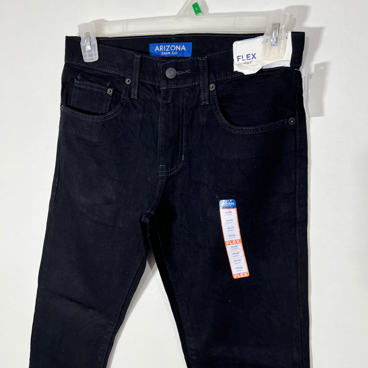 ARIZONA FLEX CO SKINNY FIT DENIM PANT BRAND NEW WITH STRETCH BLACK COLOUR