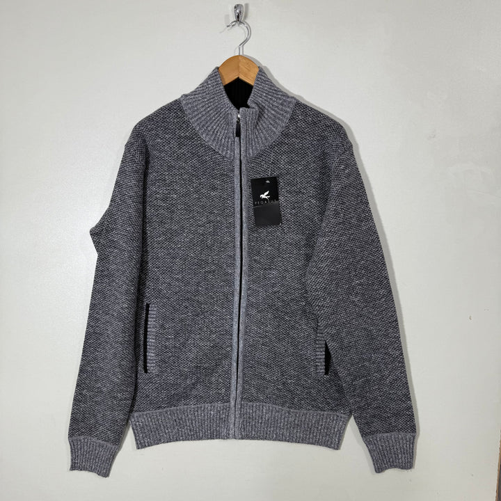 PEGASUS KNITWEAR  FULL ZIP SWEATER BRAND NEW INNER FLEECE