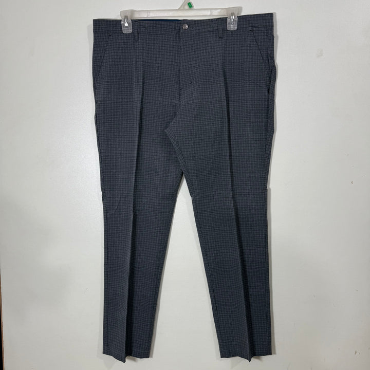 ADIDAS CHECKERED PERFORMANCE PANT WITH STRETCH