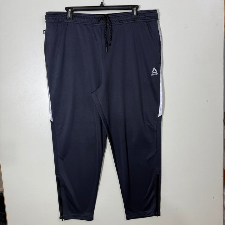 REEBOK SPORT TROUSER WITH BACK ZIP POCKETS DARK GREY COLOUR