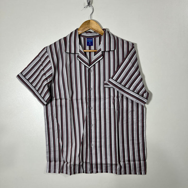 SNOOZE ZONE COTTON SHIRT SHORT NIGHT SUIT