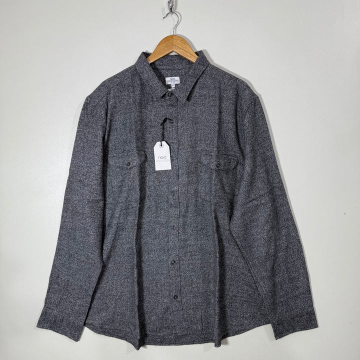 NEXT FLANNEL COTTON DOUBLE POCKETS LAUNDERED SHIRT BRAND NEW